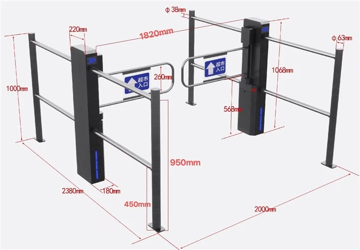Pintu Keselamatan Pintu Aras Tinggi Akrilik